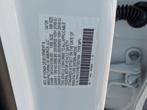 New 2026 Honda Pilot Elite image 18