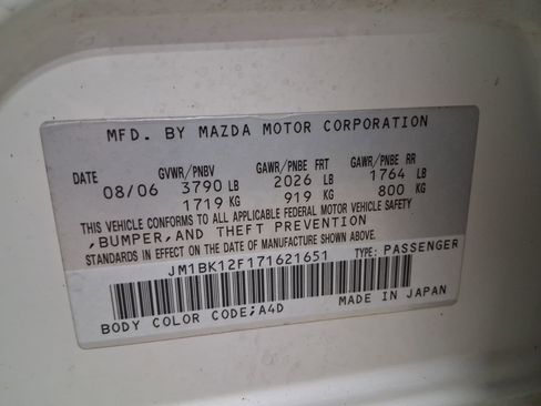 Used 2007 MAZDA MAZDA3 i Touring image 31