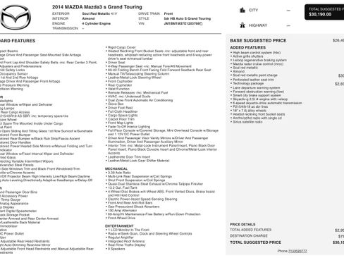 Used 2014 MAZDA MAZDA3 s Grand Touring image 7