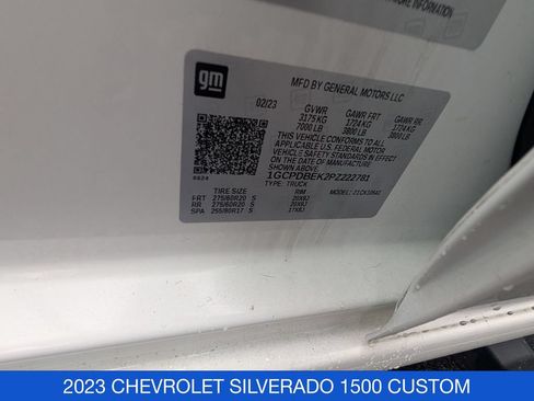 Used 2023 Chevrolet Silverado 1500 Custom AWD/4WD image 31