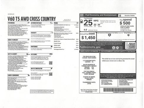 Used 2018 Volvo V60 T5 Cross Country w/ Convenience Package image 23