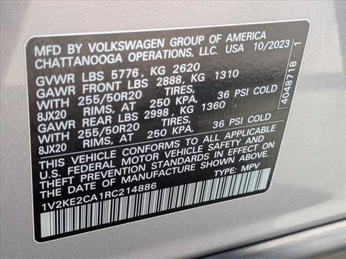 Used 2024 Volkswagen Atlas Cross Sport SE w/ Panoramic Sunroof Package AWD/4WD image 25
