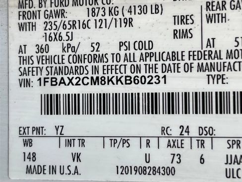 Used 2019 Ford Transit 350 XL image 17