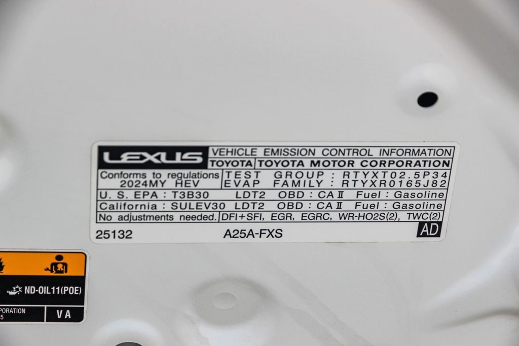 Certified 2024 Lexus NX 350h AWD w/ Cold Area Package image 28