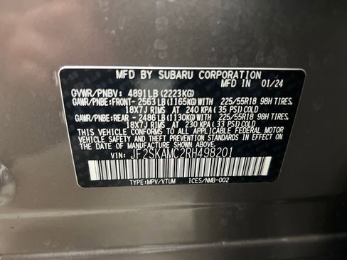 Used 2024 Subaru Forester Touring w/ POP Package 3 AWD/4WD image 33