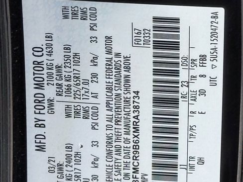 Used 2021 Ford Bronco Sport Big Bend image 35