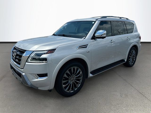 Used 2022 Nissan Armada Platinum w/ Captain's Chairs Package RWD image 3