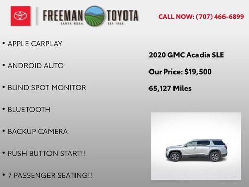 Used 2020 GMC Acadia SLE image 5