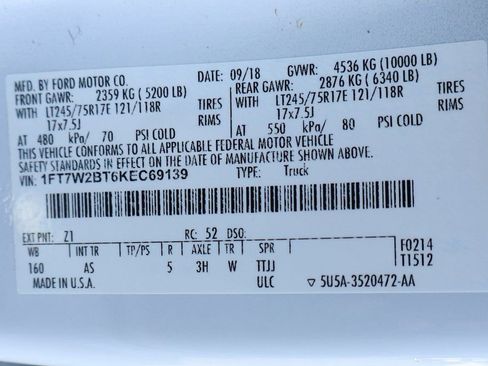 Used 2019 Ford F250 XL w/ Power Equipment Group AWD/4WD image 54