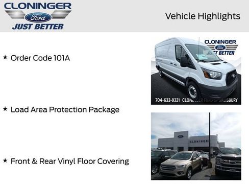 New 2025 Ford Transit 250 148 Medium Roof w/ Load Area Protection Package RWD image 9