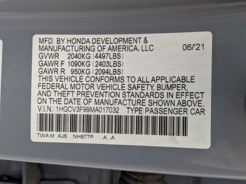 Used 2021 Honda Accord Touring image 38