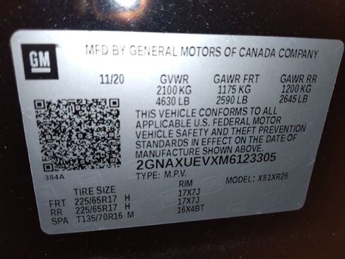 Used 2021 Chevrolet Equinox LT AWD/4WD image 33