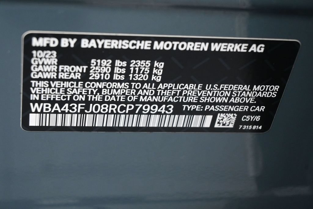 Used 2024 BMW 530i w/ M Sport Package RWD image 21