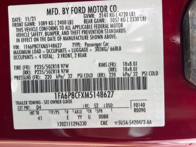 Used 2021 Ford Mustang GT Premium RWD image 30