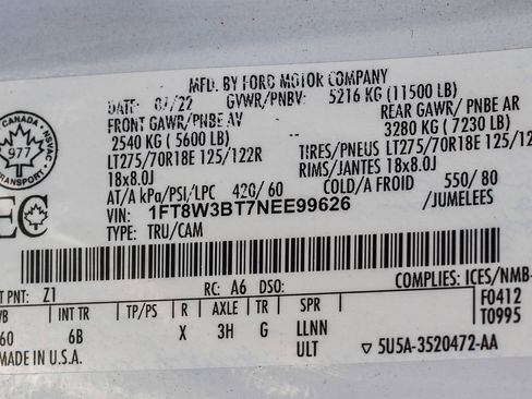 Used 2022 Ford F350 Lariat w/ FX4 Off-Road Package image 26