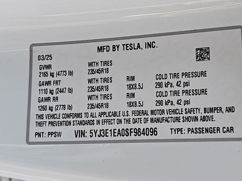 Used 2025 Tesla Model 3 RWD image 33