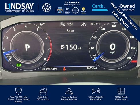 Certified 2022 Volkswagen Atlas SE w/ Panoramic Sunroof Package image 28