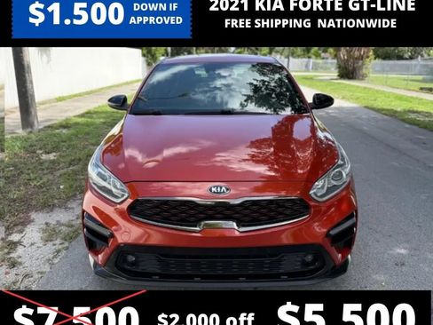 Used 2021 Kia Forte GT-Line w/ GT-Line Premium Package FWD image 1