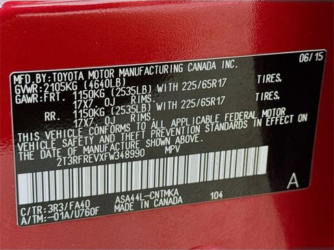 Used 2015 Toyota RAV4 XLE image 17