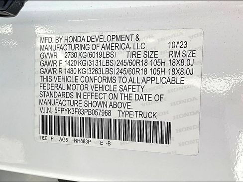 Used 2023 Honda Ridgeline Black Edition image 19