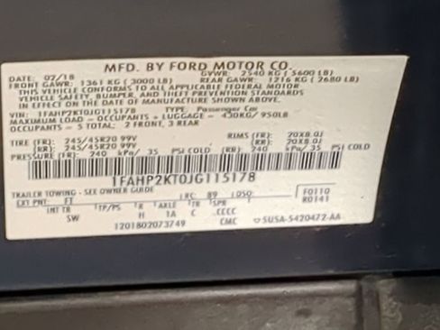 Used 2018 Ford Taurus SHO image 41