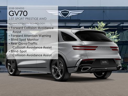 New 2026 Genesis GV70 2.5T Sport Prestige w/ G1 Accessory Package AWD/4WD image 7