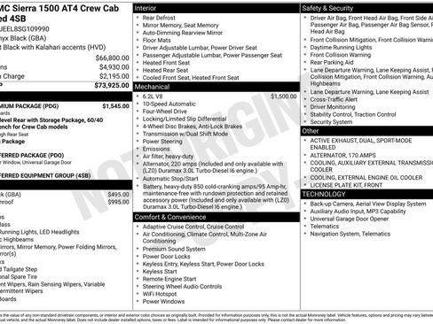 Certified 2025 GMC Sierra 1500 AT4 w/ AT4 Premium Package AWD/4WD image 4