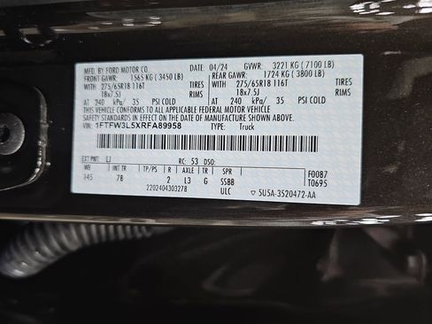 Used 2024 Ford F150 XLT w/ Equipment Group 302A MID image 35