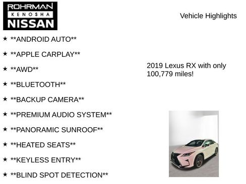 Used 2019 Lexus RX 350 AWD image 7