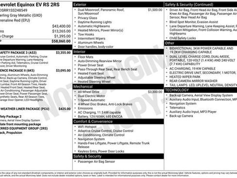 New 2025 Chevrolet Equinox EV RS w/ Active Safety Package 3 AWD/4WD image 19