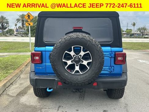 Used 2022 Jeep Wrangler Unlimited Rubicon 4xe w/ Steel Bumper Group AWD/4WD image 2