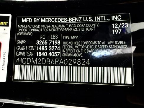 Certified 2023 Mercedes-Benz EQS 450+ SUV image 19