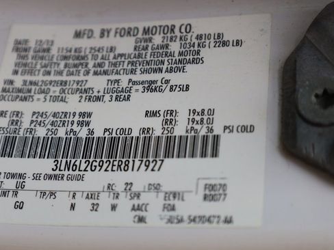 Used 2014 Lincoln MKZ w/ Equipment Group 102A Reserve image 12