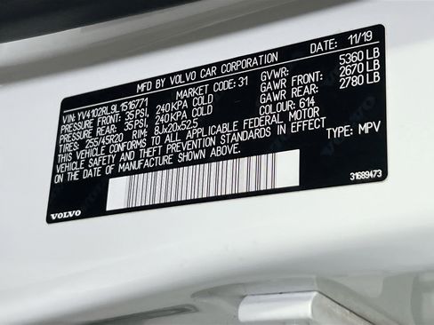 Used 2020 Volvo XC60 T5 Inscription image 32