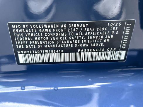 New 2026 Volkswagen GTI SE FWD image 27