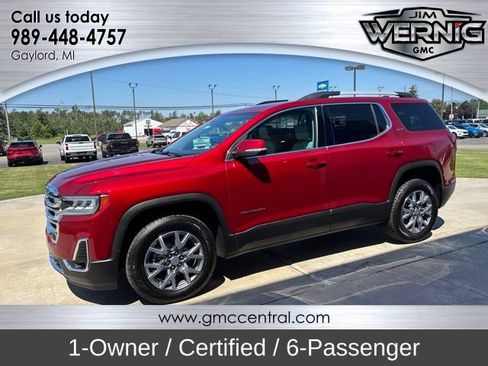 Certified 2021 GMC Acadia SLT w/ Trailering Package AWD/4WD image 1