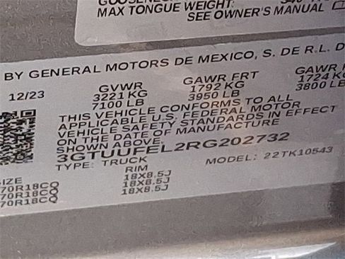 New 2024 GMC Sierra 1500 AT4X image 10