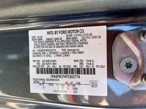 Used 2023 Ford Mustang GT Premium w/ Equipment Group 401A RWD image 30