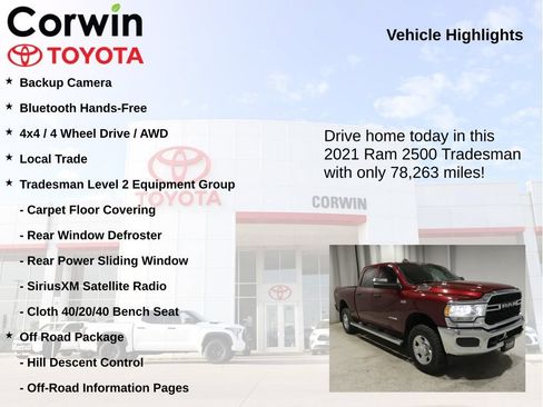 Used 2021 RAM 2500 Tradesman AWD/4WD image 7