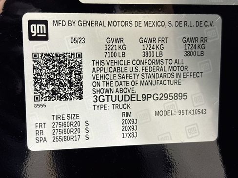 Certified 2023 GMC Sierra 1500 SLT w/ SLT Premium Package AWD/4WD image 37