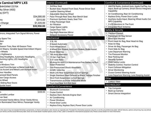 Used 2022 Kia Carnival LX image 8