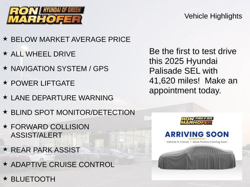 Used 2025 Hyundai Palisade SEL AWD/4WD image 2