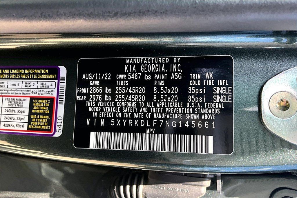 Used 2022 Kia Sorento SX Prestige AWD/4WD image 20