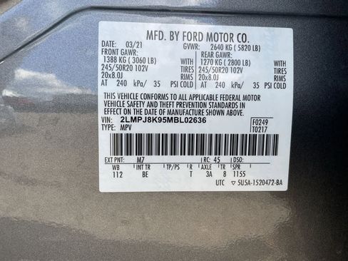 Used 2021 Lincoln Nautilus Reserve image 36