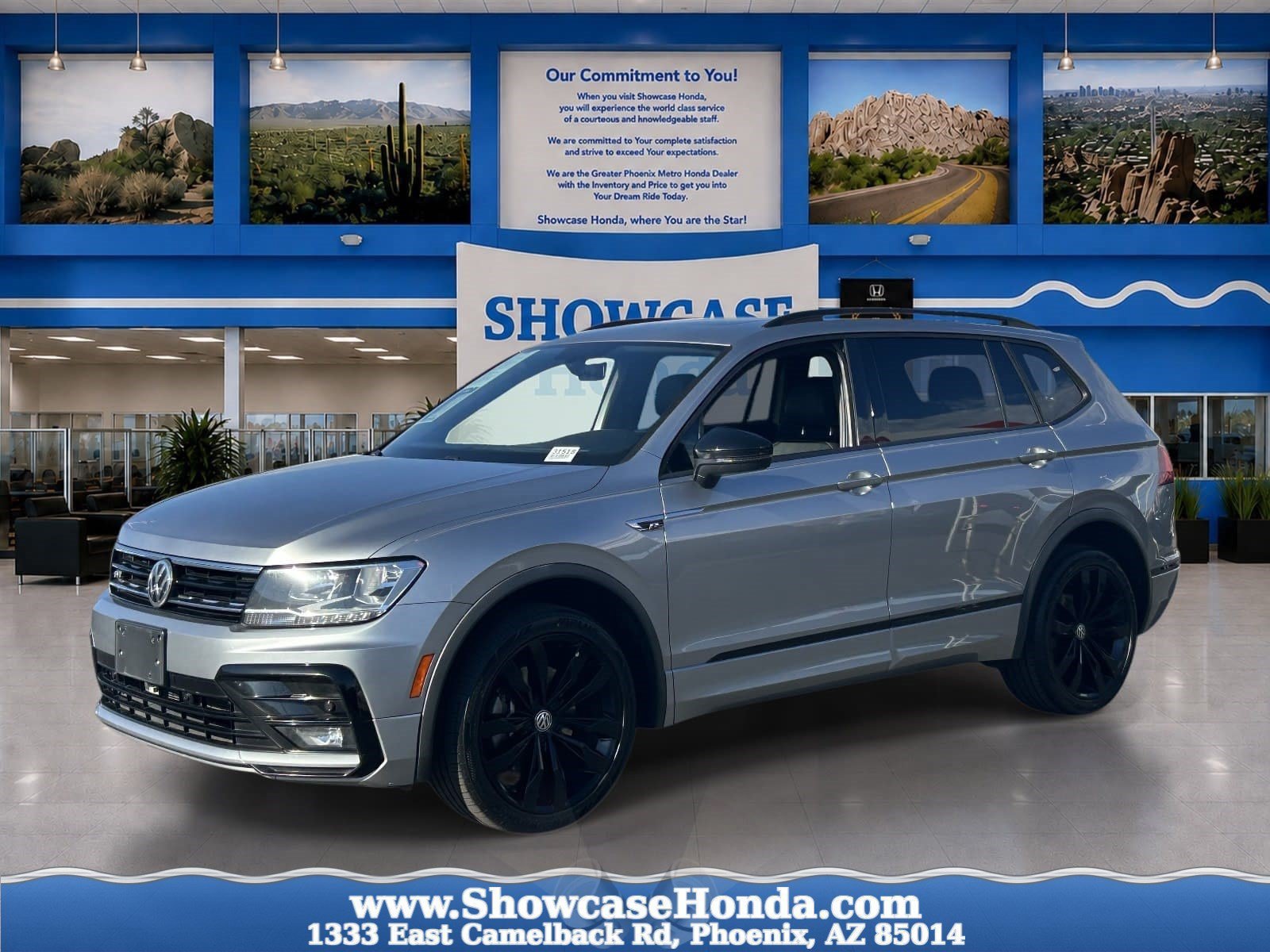 Used 2021 Volkswagen Tiguan SE R-Line w/ 3rd Row Seat Package AWD/4WD image 1
