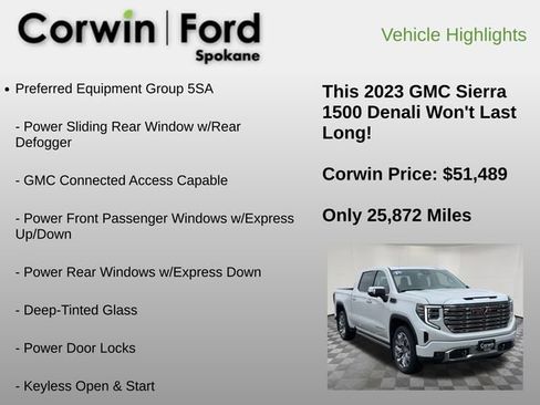 Used 2023 GMC Sierra 1500 Denali w/ Denali Reserve Package image 6