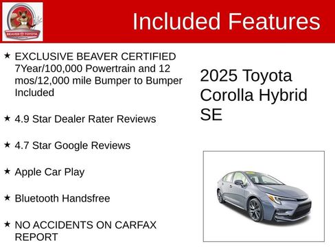 Used 2025 Toyota Corolla SE image 4