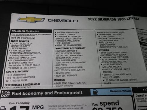 Used 2022 Chevrolet Silverado 1500 RST w/ Redline Edition AWD/4WD image 66