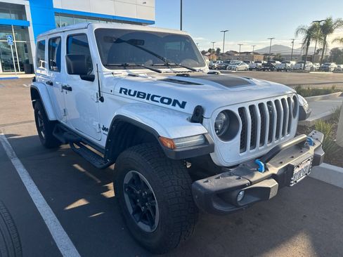 Used 2021 Jeep Wrangler Unlimited Rubicon 4xe w/ Steel Bumper Group AWD/4WD image 2