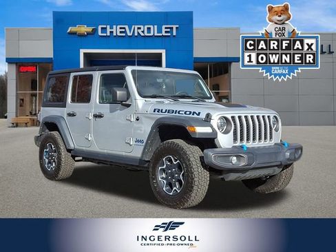 Used 2023 Jeep Wrangler Unlimited Rubicon 4xe w/ Cold Weather Group image 1
